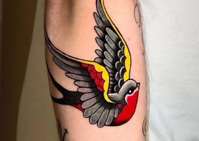 The best traditional bird tattoo